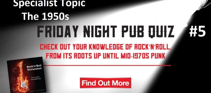 Friday Night Pub Quiz #5