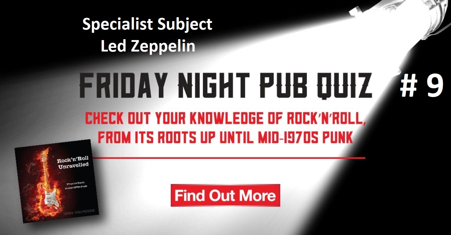 Friday Night Pub Quiz #9