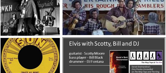 Elvis with Scotty Bill and DJ