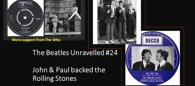 John and Paul backed the Stones