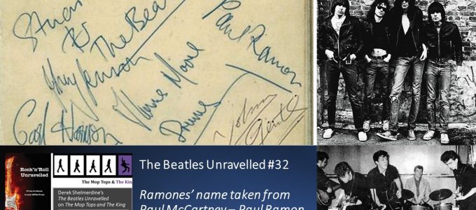 Ramones name from Paul McCartney