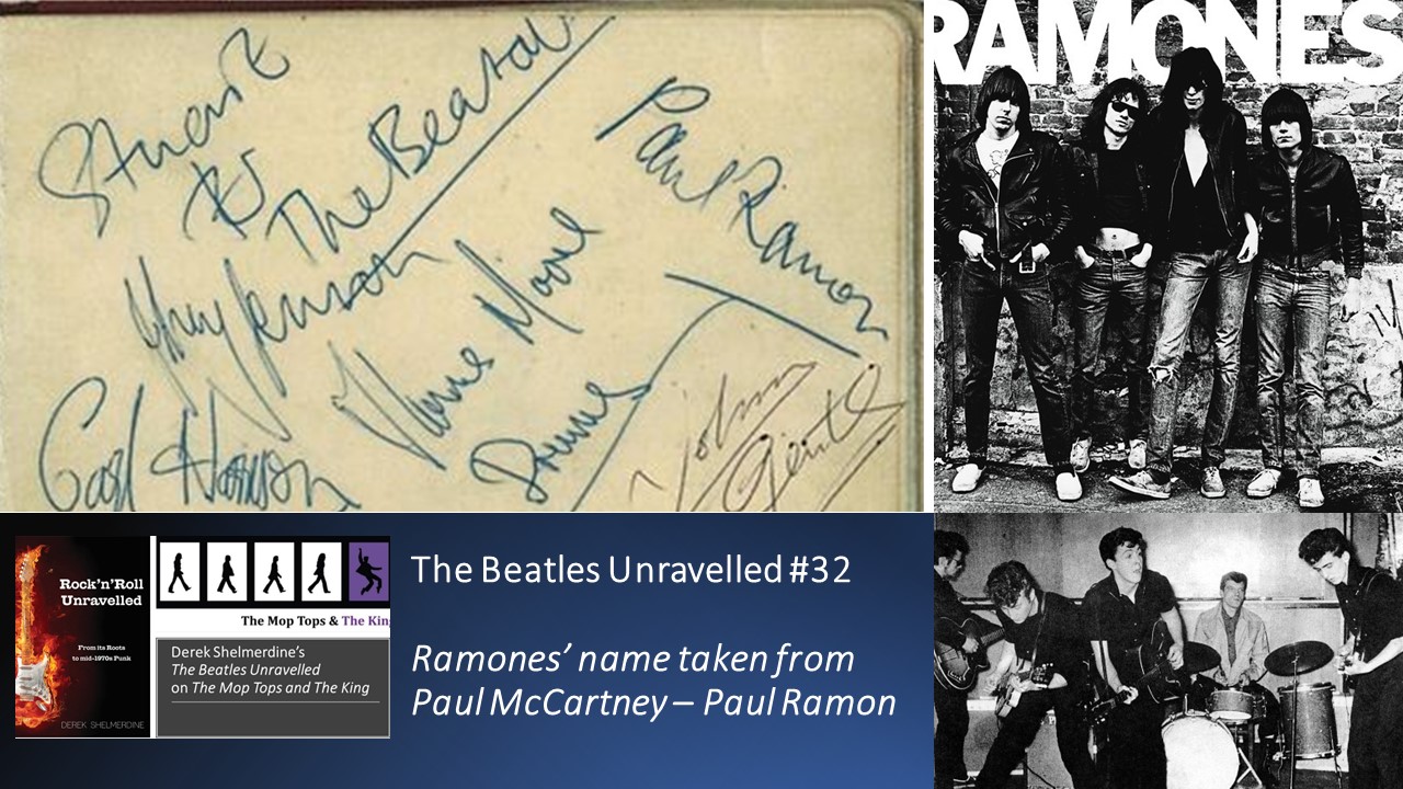 Ramones name from Paul McCartney