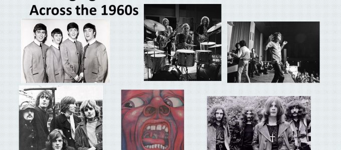 music scene 1960 to 1969