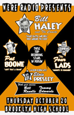 Onstage with Bill Haley